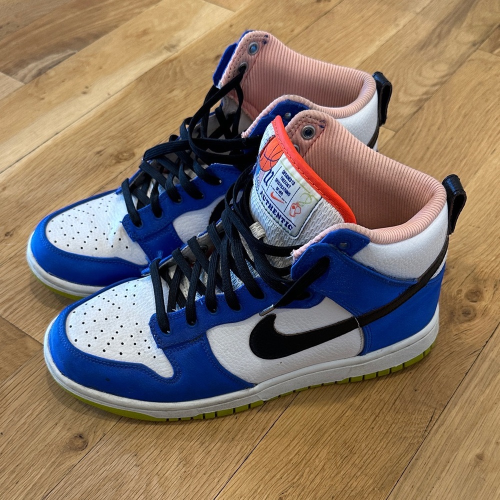 Nike Blue and White Athletic Shoes